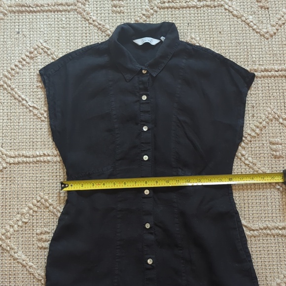 & Other Stories Dress | Black - Button Up, Mini | Size Small - Picture 5 of 6